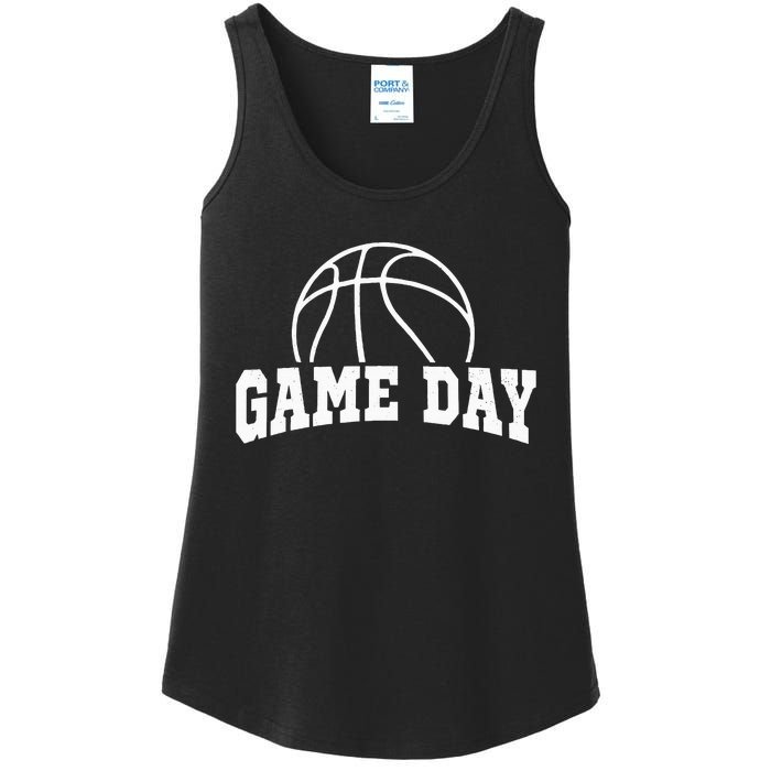 Basketball Game Day Basketball Mom Life Game Day Ladies Essential Tank