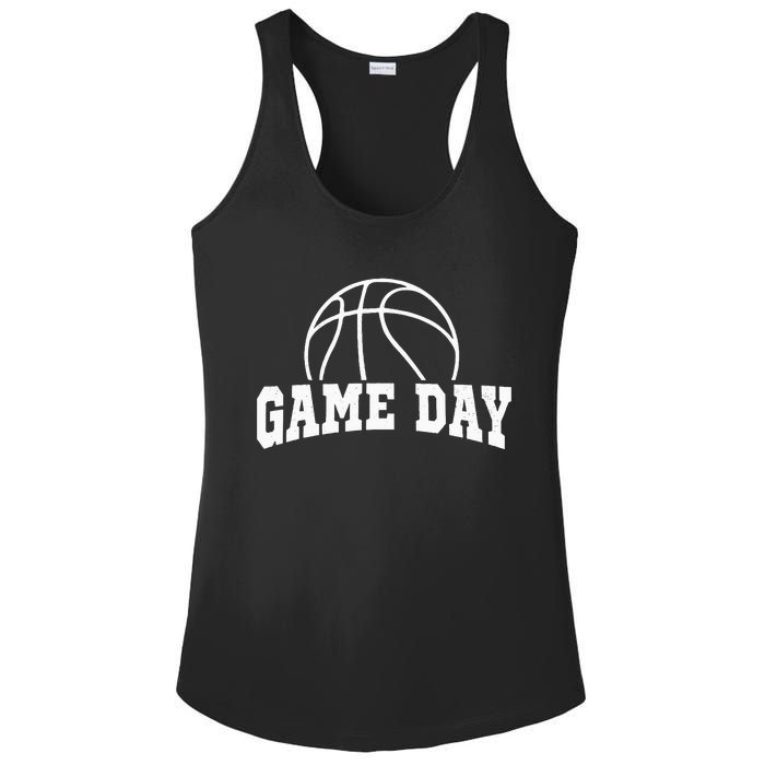 Basketball Game Day Basketball Mom Life Game Day Ladies PosiCharge Competitor Racerback Tank