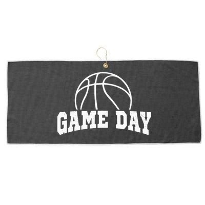 Basketball Game Day Basketball Mom Life Game Day Large Microfiber Waffle Golf Towel