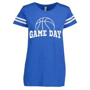 Basketball Game Day Basketball Mom Life Game Day Enza Ladies Jersey Football T-Shirt