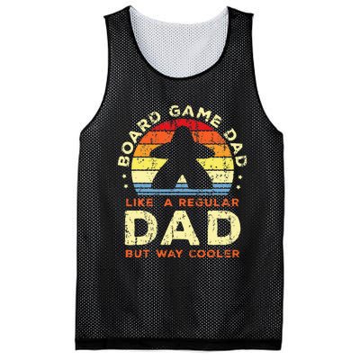 board game dad Board gamer father Board games Mesh Reversible Basketball Jersey Tank