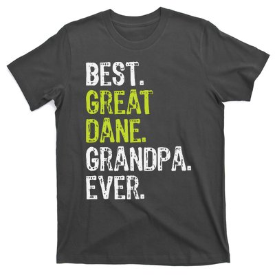 Best Great Dane Grandpa Ever Dog Lover T-Shirt