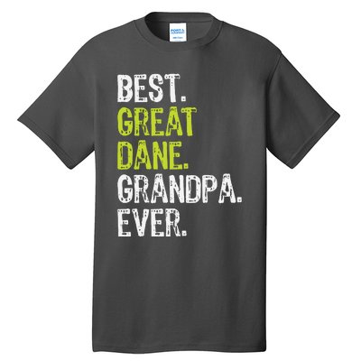 Best Great Dane Grandpa Ever Dog Lover Tall T-Shirt