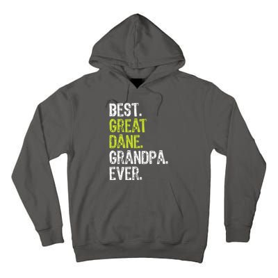 Best Great Dane Grandpa Ever Dog Lover Tall Hoodie