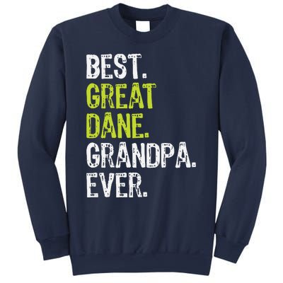 Best Great Dane Grandpa Ever Dog Lover Sweatshirt