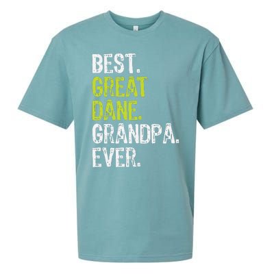 Best Great Dane Grandpa Ever Dog Lover Sueded Cloud Jersey T-Shirt