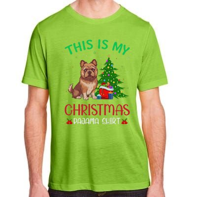 Brussels Griffon Dog Ugly Xmas This Is My Christmas Pajama Adult ChromaSoft Performance T-Shirt