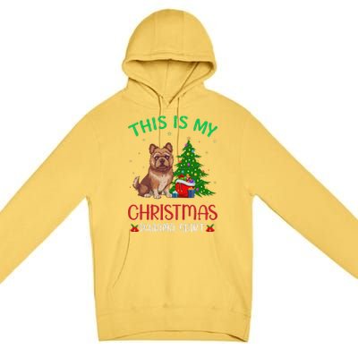 Brussels Griffon Dog Ugly Xmas This Is My Christmas Pajama Premium Pullover Hoodie