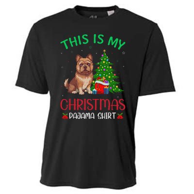 Brussels Griffon Dog Ugly Xmas This Is My Christmas Pajama Cooling Performance Crew T-Shirt