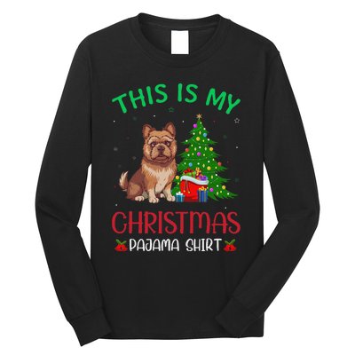 Brussels Griffon Dog Ugly Xmas This Is My Christmas Pajama Long Sleeve Shirt