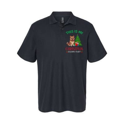 Brussels Griffon Dog Ugly Xmas This Is My Christmas Pajama Softstyle Adult Sport Polo