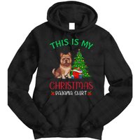 Brussels Griffon Dog Ugly Xmas This Is My Christmas Pajama Tie Dye Hoodie