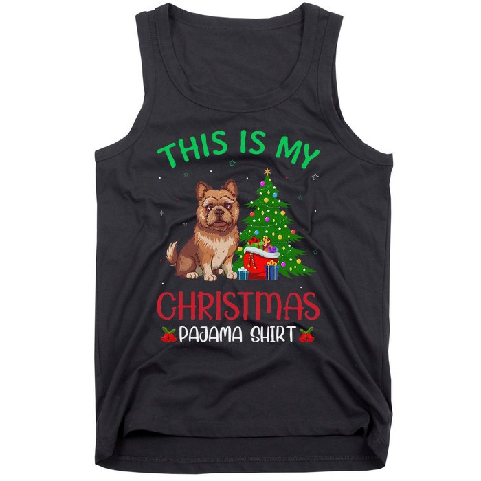 Brussels Griffon Dog Ugly Xmas This Is My Christmas Pajama Tank Top