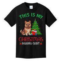 Brussels Griffon Dog Ugly Xmas This Is My Christmas Pajama Kids T-Shirt