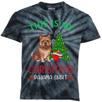 Brussels Griffon Dog Ugly Xmas This Is My Christmas Pajama Kids Tie-Dye T-Shirt