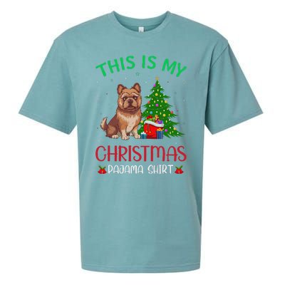 Brussels Griffon Dog Ugly Xmas This Is My Christmas Pajama Sueded Cloud Jersey T-Shirt