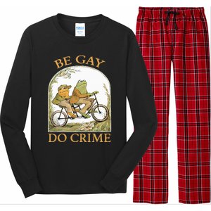 Be Gay Do Crime Frog and The Toad for LGBTQ Pride Long Sleeve Pajama Set