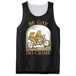 Be Gay Do Crime Frog and The Toad for LGBTQ Pride Mesh Reversible Basketball Jersey Tank