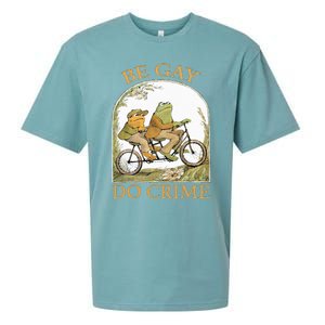 Be Gay Do Crime Frog and The Toad for LGBTQ Pride Sueded Cloud Jersey T-Shirt