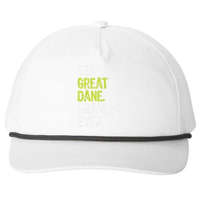 Best Great Dane Grandpa Ever Dog Lover Snapback Five-Panel Rope Hat