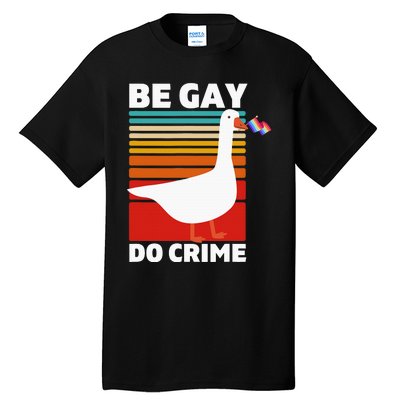 Be Gay Do Crime, LGBTQ Pride Rights, LGBTQIA Protest Gift Tall T-Shirt