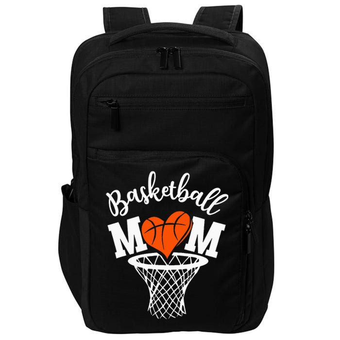 Basketball Game Day Vibes Mom Life Game Day Impact Tech Backpack