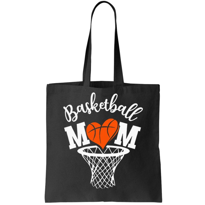 Basketball Game Day Vibes Mom Life Game Day Tote Bag