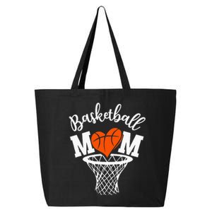 Basketball Game Day Vibes Mom Life Game Day 25L Jumbo Tote