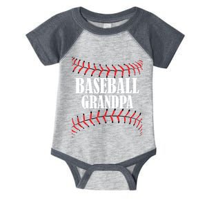 Baseball Grandpa Design Baseball Grandfather Infant Baby Jersey Bodysuit