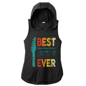 Best Guitar Dad Ever Chords Best Dad Guitar Guitar Dad Ladies PosiCharge Tri-Blend Wicking Draft Hoodie Tank