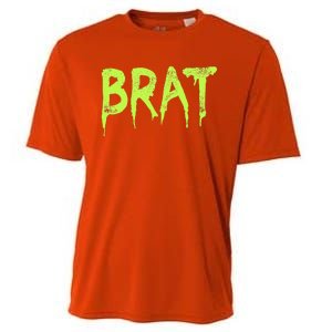 Brat Grunge Distressed Cooling Performance Crew T-Shirt