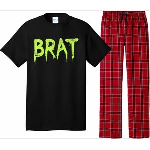 Brat Grunge Distressed Pajama Set