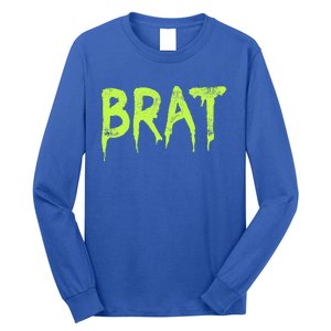 Brat Grunge Distressed Long Sleeve Shirt