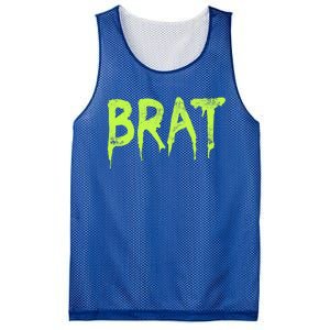 Brat Grunge Distressed Mesh Reversible Basketball Jersey Tank