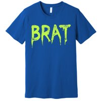 Brat Grunge Distressed Premium T-Shirt