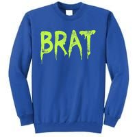 Brat Grunge Distressed Tall Sweatshirt