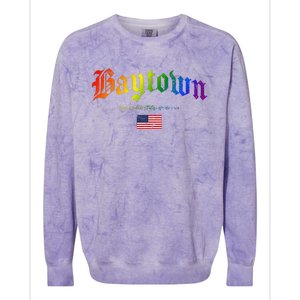 Bryan Gothic Design Lgbtqai+ Rainbow Version Colorblast Crewneck Sweatshirt