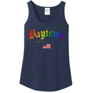 Bryan Gothic Design Lgbtqai+ Rainbow Version Ladies Essential Tank