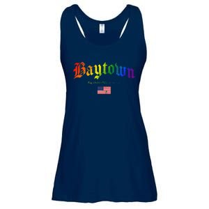 Bryan Gothic Design Lgbtqai+ Rainbow Version Ladies Essential Flowy Tank