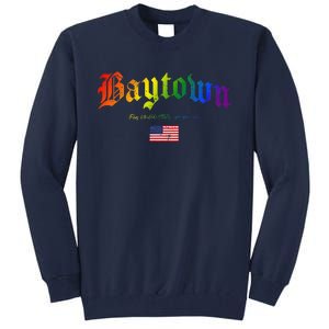 Bryan Gothic Design Lgbtqai+ Rainbow Version Tall Sweatshirt