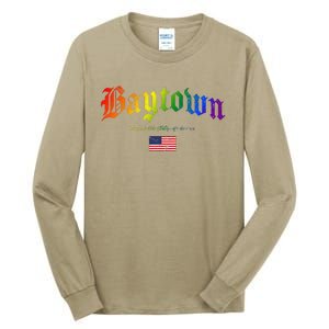 Bryan Gothic Design Lgbtqai+ Rainbow Version Tall Long Sleeve T-Shirt