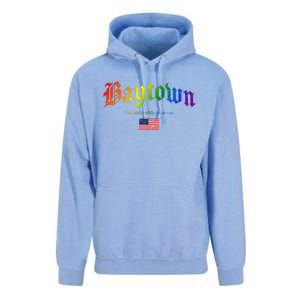 Bryan Gothic Design Lgbtqai+ Rainbow Version Unisex Surf Hoodie