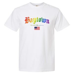 Bryan Gothic Design Lgbtqai+ Rainbow Version Garment-Dyed Heavyweight T-Shirt