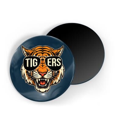 Baseball Game Day Thanksgiving Tiger Cool Tigers Vintage Sports Name Design Magnet