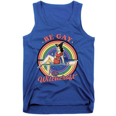 Be Gay Do Witchcraft Gay Lesbian Pagan Pride Witch Halloween Tank Top