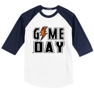 Basketball Game Day Lightning Team Basketball Baseball Sleeve Shirt