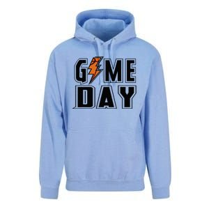 Basketball Game Day Lightning Team Basketball Unisex Surf Hoodie