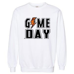 Basketball Game Day Lightning Team Basketball Garment-Dyed Sweatshirt