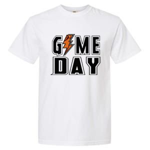 Basketball Game Day Lightning Team Basketball Garment-Dyed Heavyweight T-Shirt