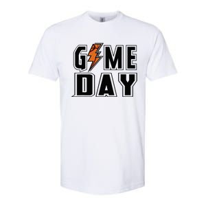 Basketball Game Day Lightning Team Basketball Softstyle CVC T-Shirt